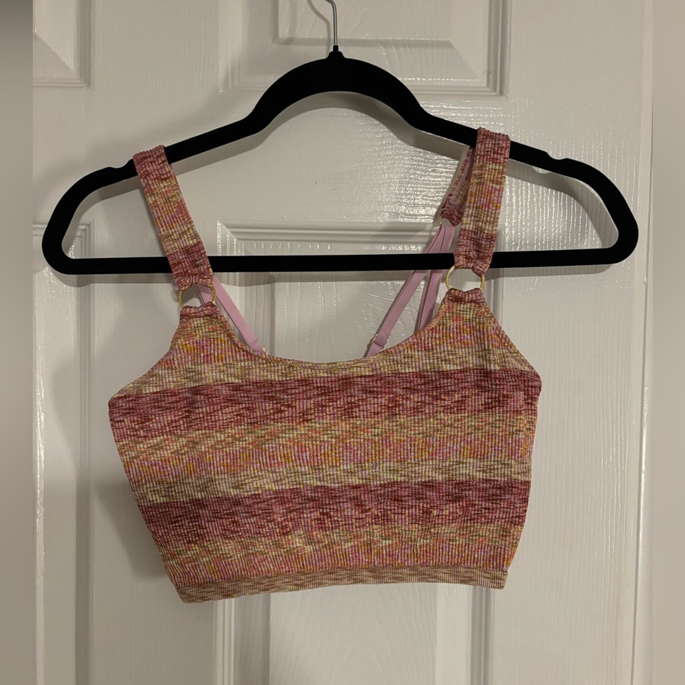 Small Aerie Pink Colorful Sports Tank